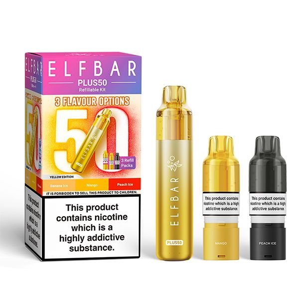 Elf Bar Plus 50 Prefilled Pod Kit - Vape Town