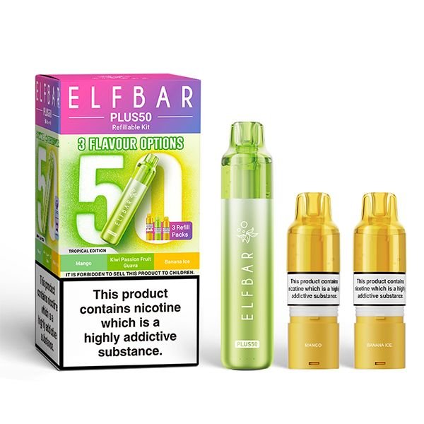 Elf Bar Plus 50 Prefilled Pod Kit - Vape Town