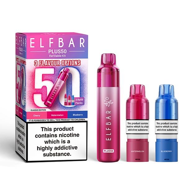 Elf Bar Plus 50 Prefilled Pod Kit - Vape Town