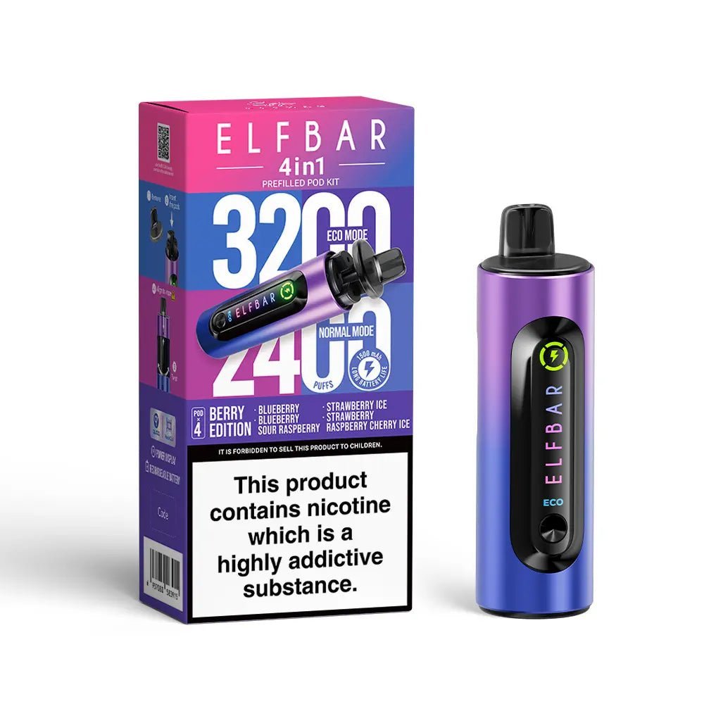 ElfBar 4in1 Pre Filled Pod Vape Kit - Vape Town