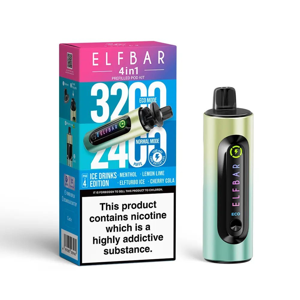 ElfBar 4in1 Pre Filled Pod Vape Kit - Vape Town
