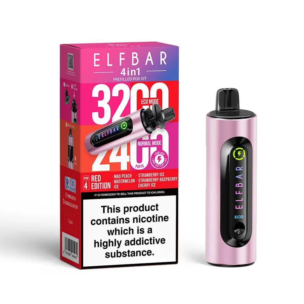 ElfBar 4in1 Pre Filled Pod Vape Kit - Vape Town
