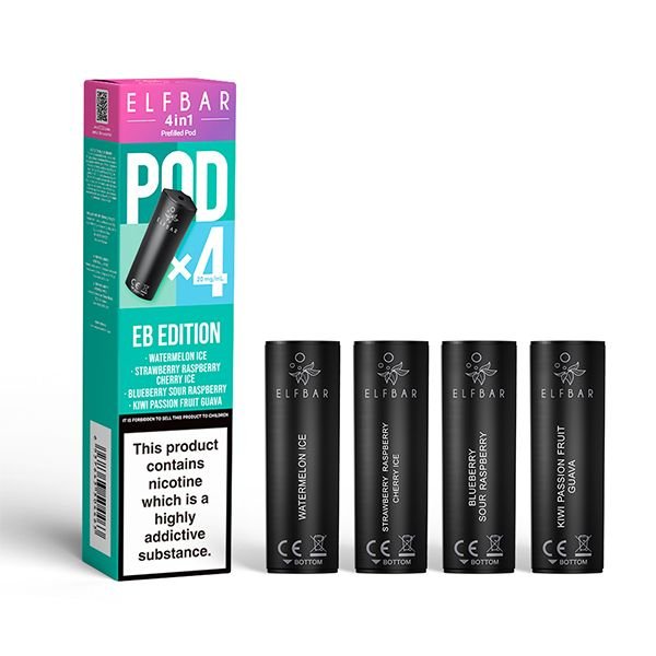 ElfBar 4in1 Pre Filled Replacement Pods - Vape Town