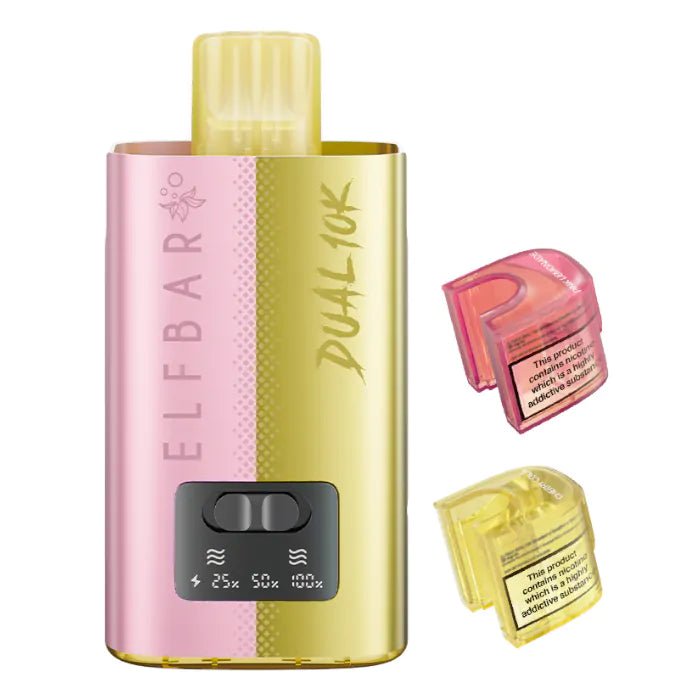 ElfBar Dual 10K Disposable Kit Fizzy Edition available from the online vape shop Vape Town UK