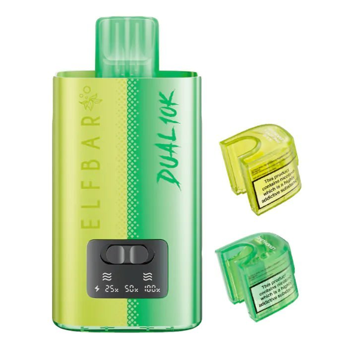 elfbar elfa master akku Elf Bar Dual 10K Prefilled Pods + Refill Containers – Dual Flavours —  Vapesdirect main image 1