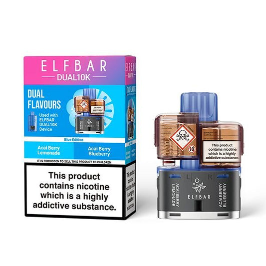 ElfBar Dual 10K Pre Filled Replacement Pods - Vape Town