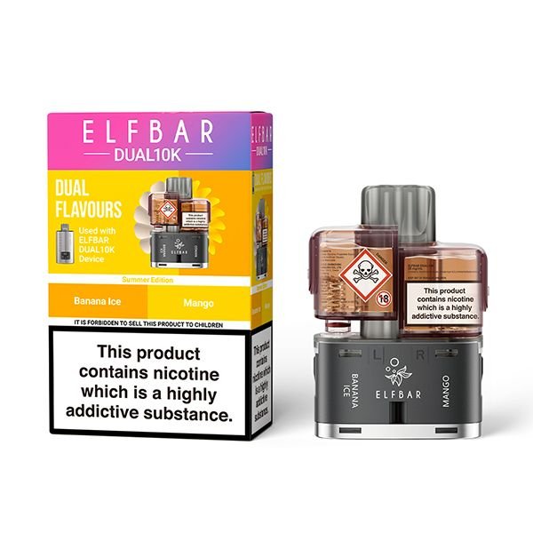 ElfBar Dual 10K Pre Filled Replacement Pods - Vape Town