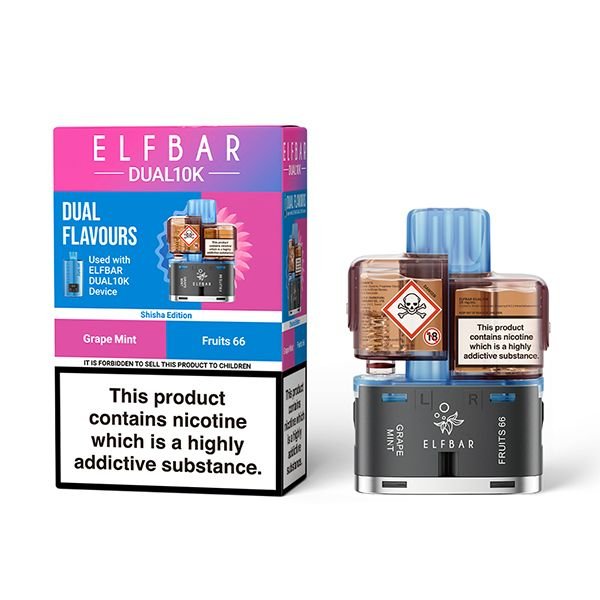 ElfBar Dual 10K Pre Filled Replacement Pods - Vape Town