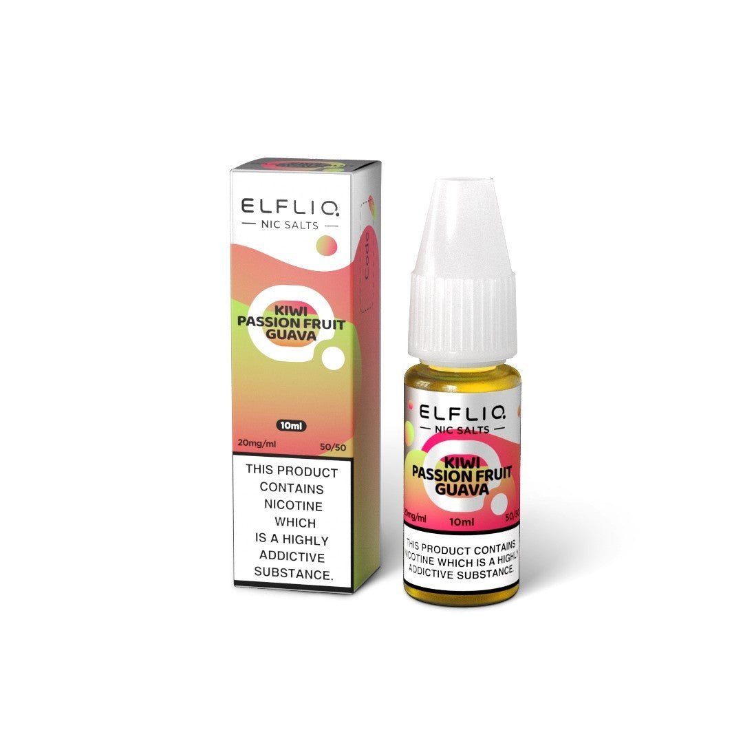 Elfliq by Elf Bar - Kiwi Passionfruit Guava 10ml Nic Salt - Vape Town