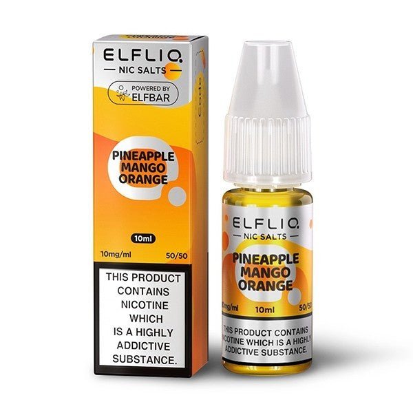 Elfliq by Elf Bar - Pineapple Mango Orange 10ml Nic Salt - Vape Town