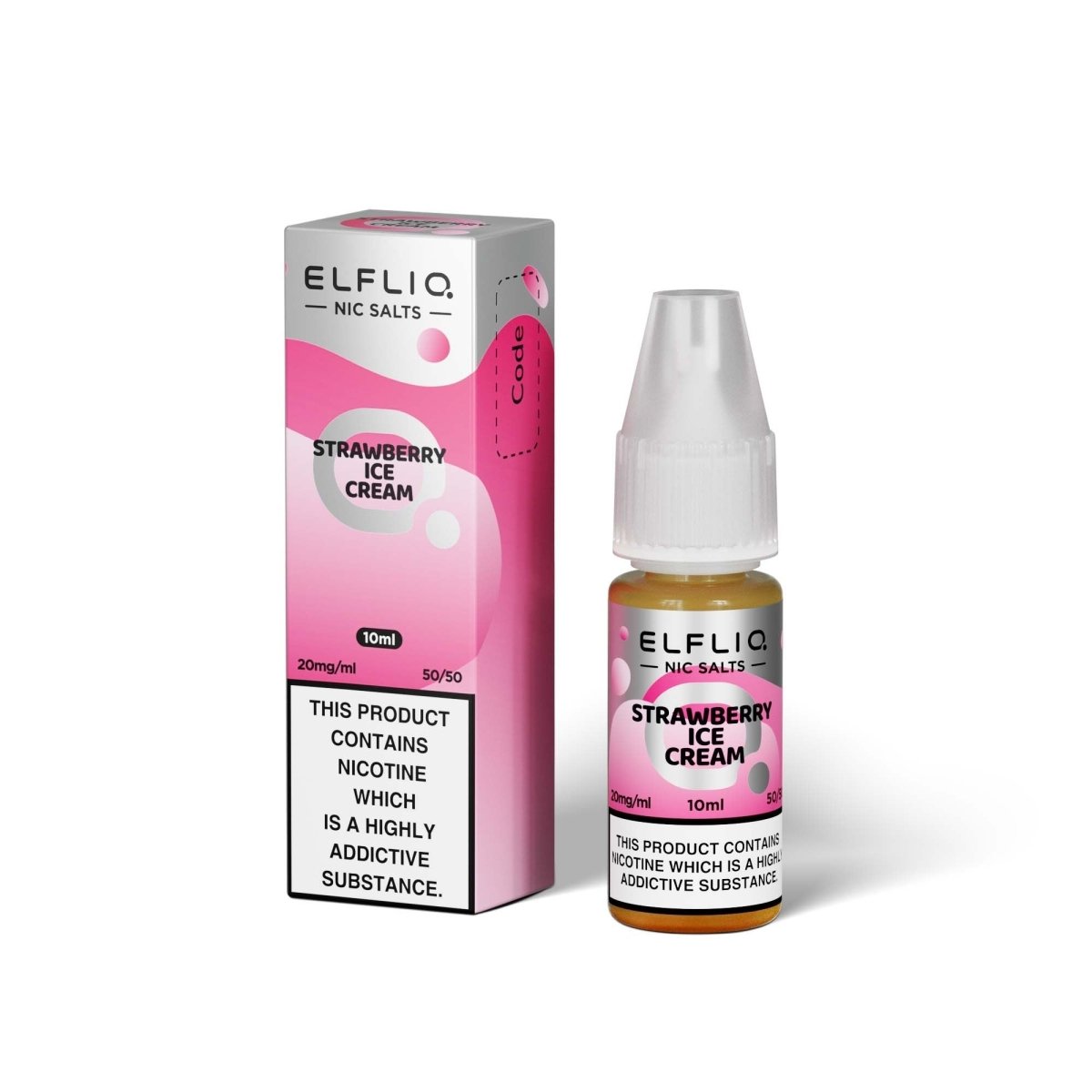 Elfliq by Elf Bar - Strawberry Snoow 10ml Nic Salt - Vape Town