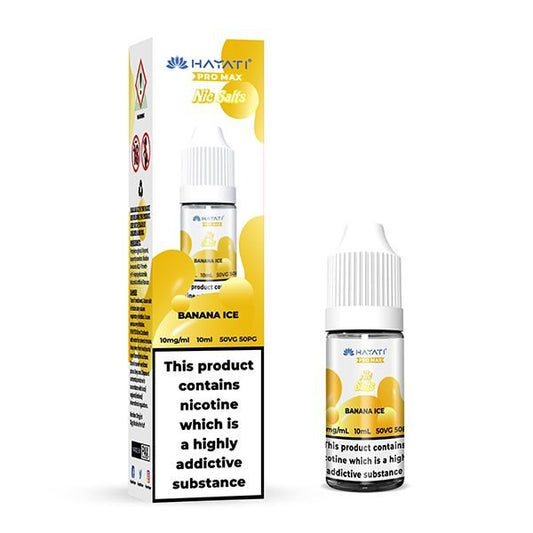Hayati Pro Max Nic Salt Banana Ice 10ml E - Liquid - Vape Town
