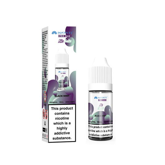 Hayati Pro Max Nic Salt Black Mint 10ml E - Liquid - Vape Town