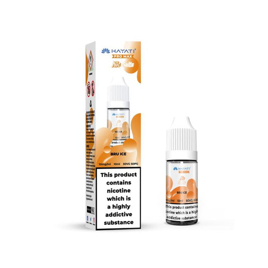 Hayati Pro Max Nic Salt Bru Ice 10ml E - Liquid - Vape Town