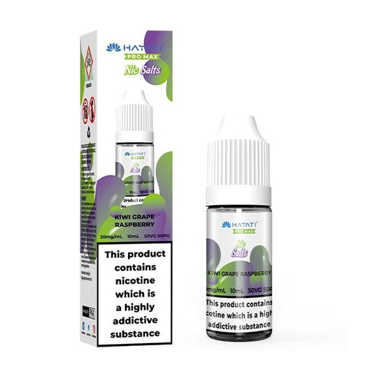 Hayati Pro Max Nic Salt Kiwi Grape Raspberry 10ml E - Liquid - Vape Town