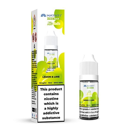 Hayati Pro Max Nic Salt Lemon & Lime 10ml E - Liquid - Vape Town