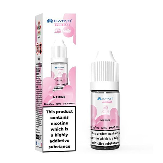 Hayati Pro Max Nic Salt Mr Pink 10ml E - Liquid - Vape Town