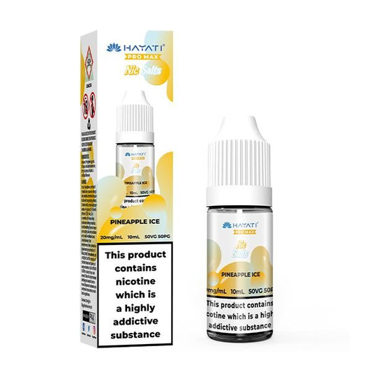 Hayati Pro Max Nic Salt Pineapple Ice 10ml E - Liquid - Vape Town