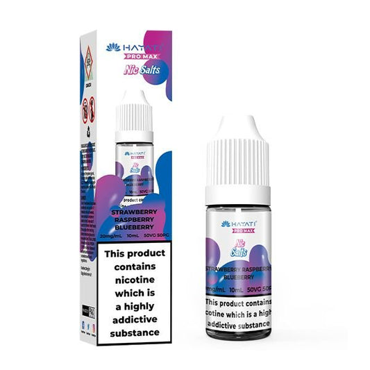 Hayati Pro Max Nic Salt Strawberry Raspberry Blueberry 10ml E - Liquid - Vape Town