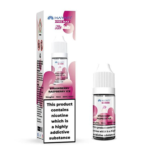 Hayati Pro Max Nic Salt Strawberry Raspberry Ice 10ml E - Liquid - Vape Town
