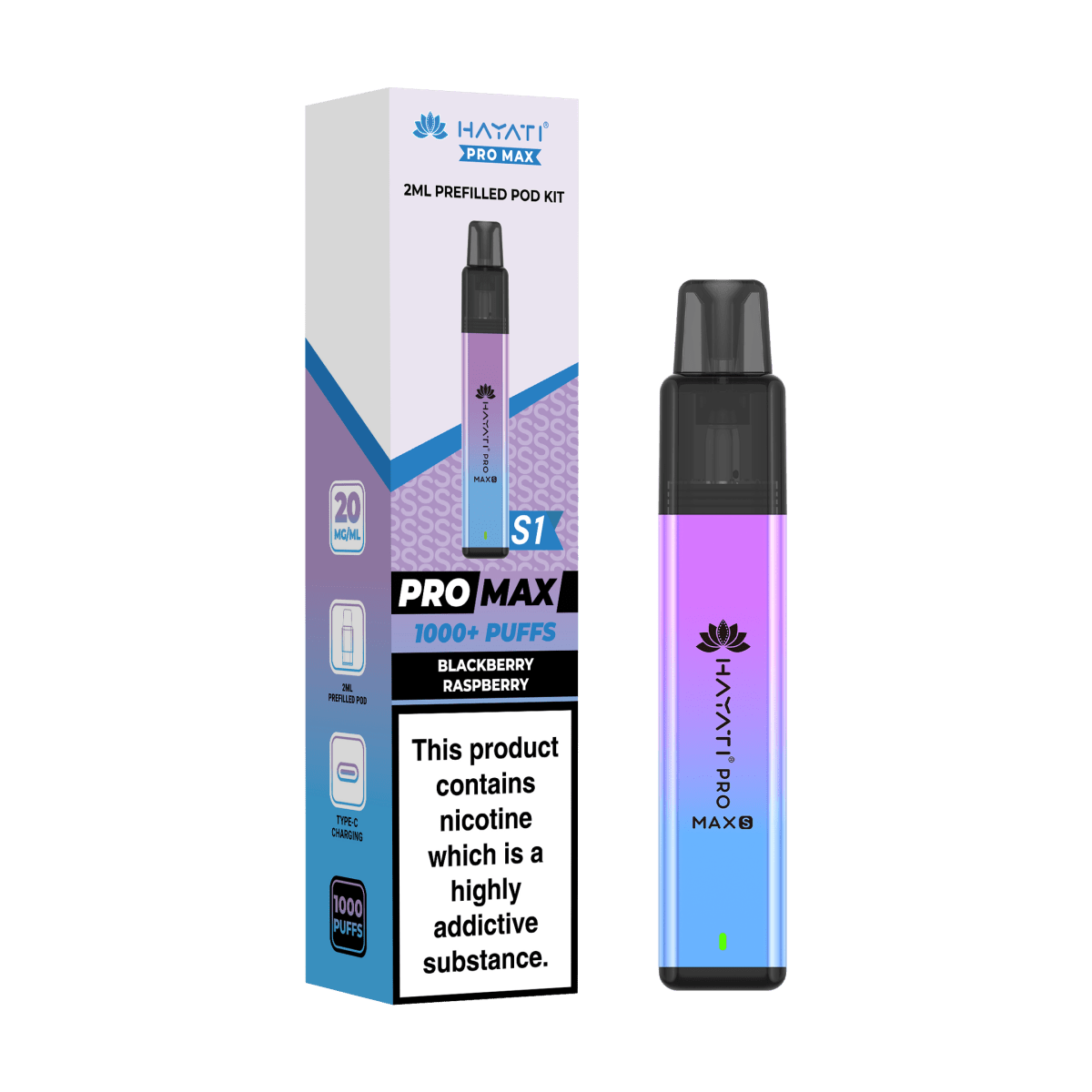 Hayati Pro Max S1 Prefilled Pod Kit - Vape Town