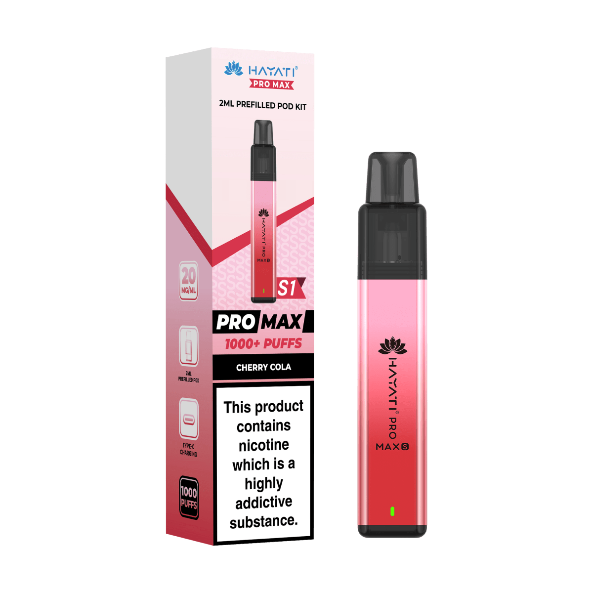 Hayati Pro Max S1 Prefilled Pod Kit - Vape Town