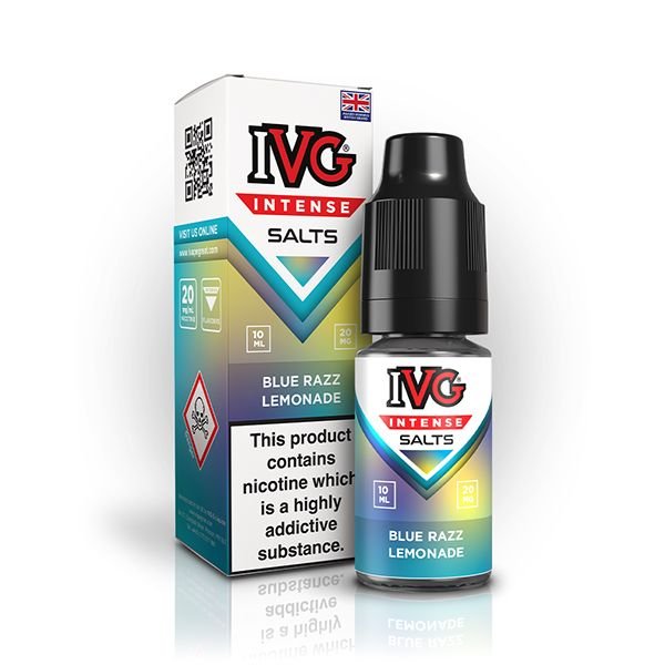 IVG Intense Nic Salt Blue Razz Lemonade 10ml E - liquid - Vape Town