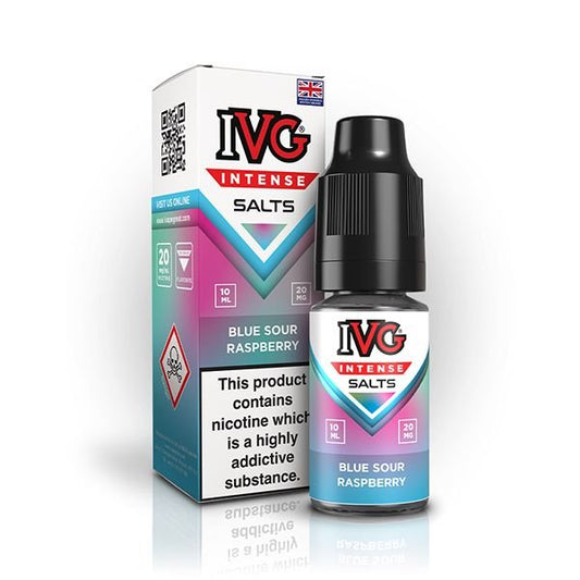 IVG Intense Nic Salt Blue Sour Raspberry 10ml E - Liquid - Vape Town