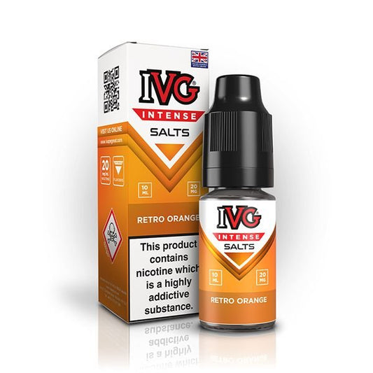 IVG Intense Nic Salt Retro Orange 10ml E - Liquid - Vape Town