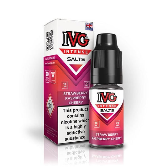 IVG Intense Nic Salt Strawberry Raspberry Cherry 10ml E - Liquid - Vape Town