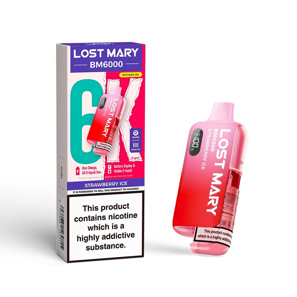 Lost Mary BM6000 Pre Filled Pod Vape Kit - Vape Town