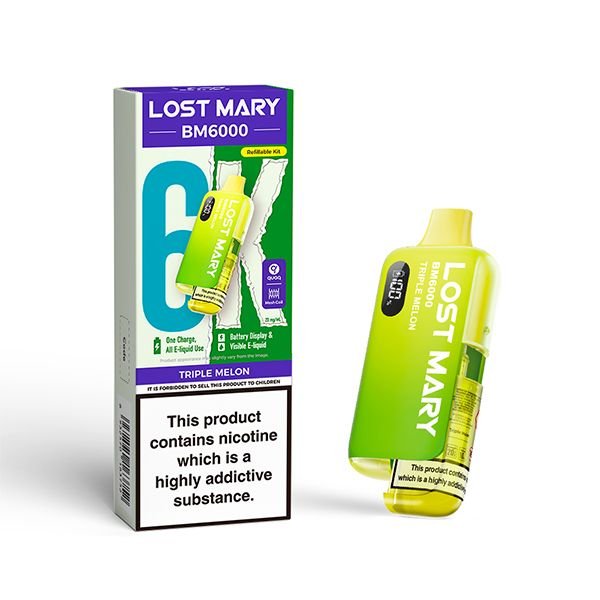 Lost Mary BM6000 Pre Filled Pod Vape Kit - Vape Town
