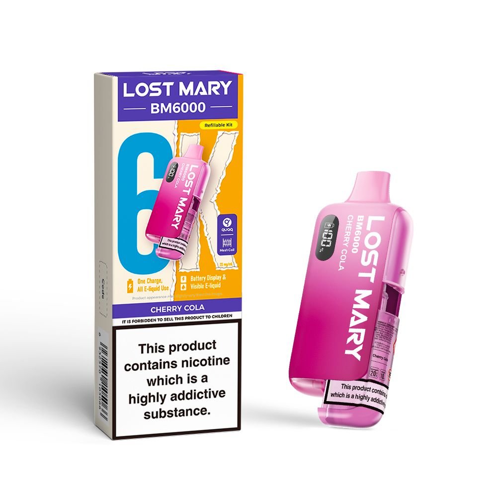 Lost Mary BM6000 Pre Filled Pod Vape Kit - Vape Town