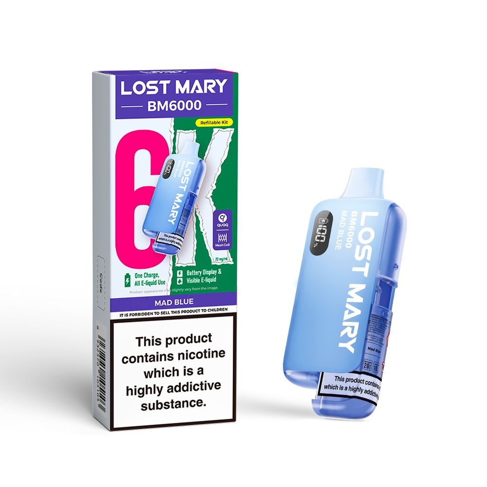Lost Mary BM6000 Pre Filled Pod Vape Kit - Vape Town