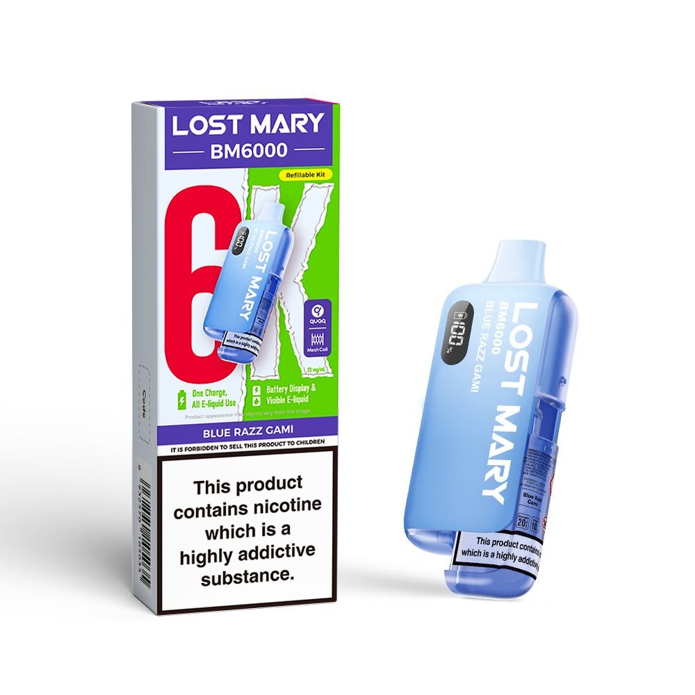 Lost Mary BM6000 Pre Filled Pod Vape Kit - Vape Town