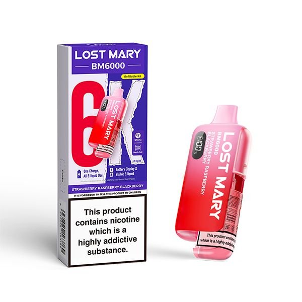 Lost Mary BM6000 Pre Filled Pod Vape Kit - Vape Town