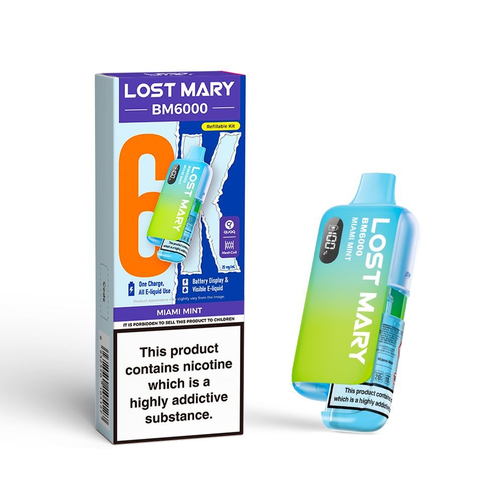 Lost Mary BM6000 Pre Filled Pod Vape Kit - Vape Town
