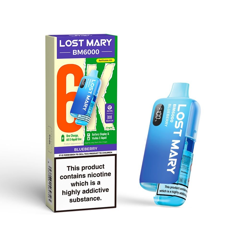 Lost Mary BM6000 Pre Filled Pod Vape Kit - Vape Town