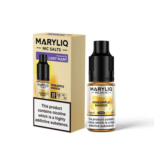 Lost Mary Maryliq - Pineapple Mango 10ml Nic Salt - Vape Town