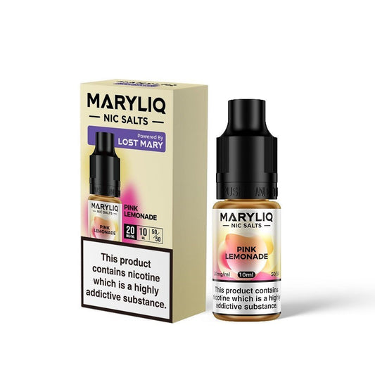 Lost Mary Maryliq - Pink Lemonade 10ml Nic Salt - Vape Town
