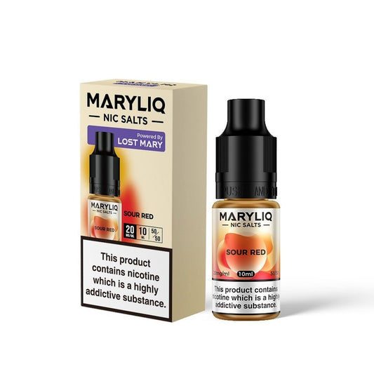 Lost Mary Maryliq - Sour Red 10ml Nic Salt - Vape Town