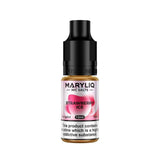 Lost Mary Maryliq - Strawberry Ice 10ml Nic Salt 10mg available from the online vape shop Vape Town UK