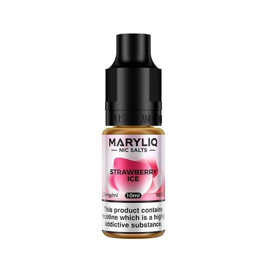 Lost Mary Maryliq - Strawberry Ice 10ml Nic Salt - Vape Town