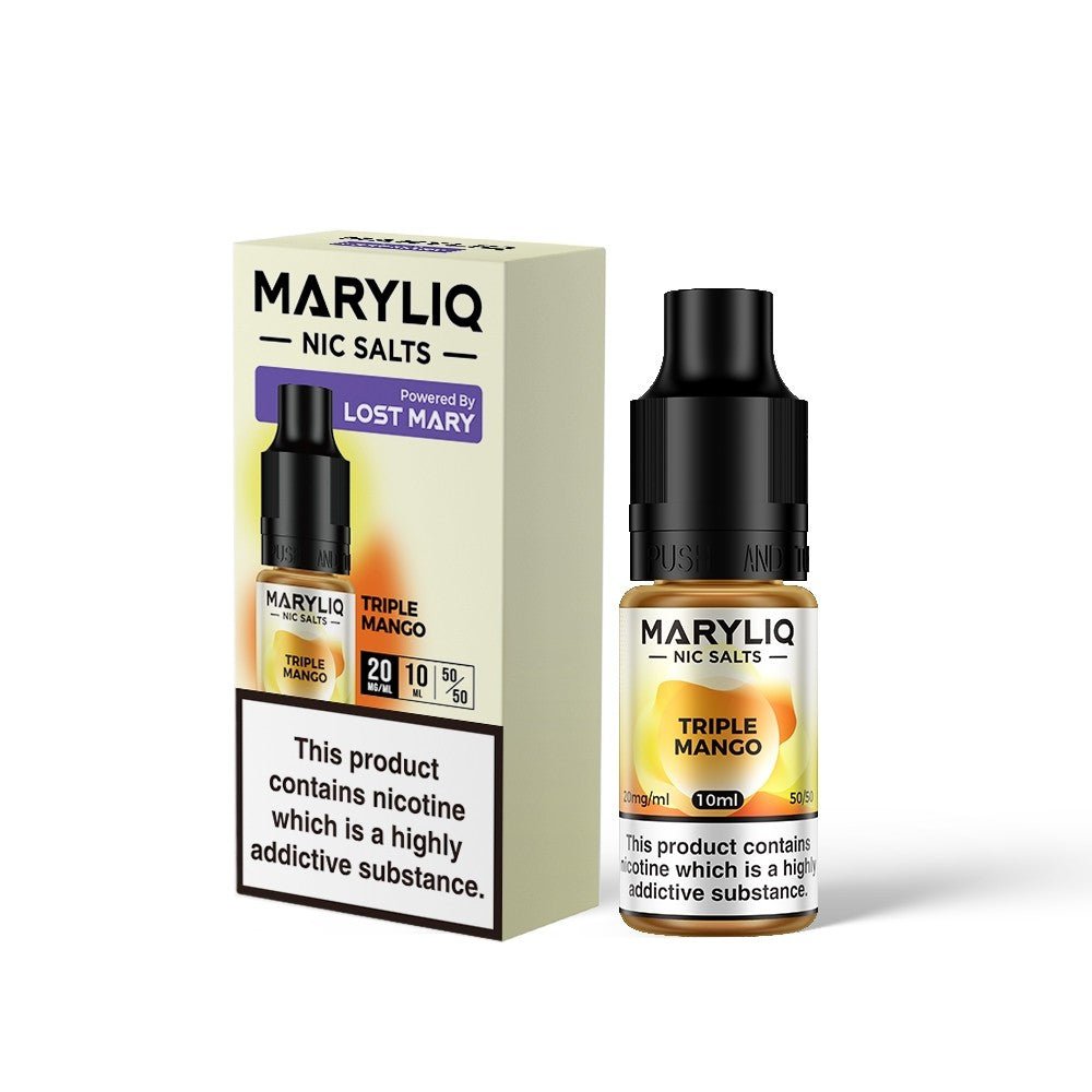 Lost Mary Maryliq - Triple Mango 10ml Nic Salt 10mg available from the online vape shop Vape Town UK