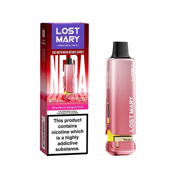 Lost Mary Nera 15K Pre Filled 2ml Pod + 10ml Refill - Vape Town