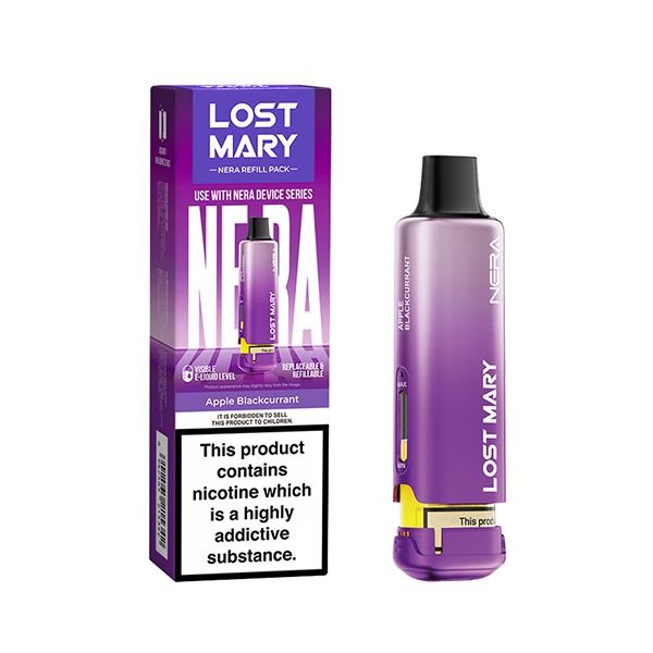 Lost Mary Nera 15K Pre Filled 2ml Pod + 10ml Refill - Vape Town