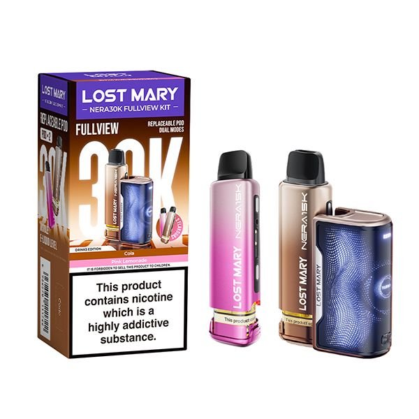 Lost Mary Nera 30K Fullview Pre Filled Pod Kit - Vape Town