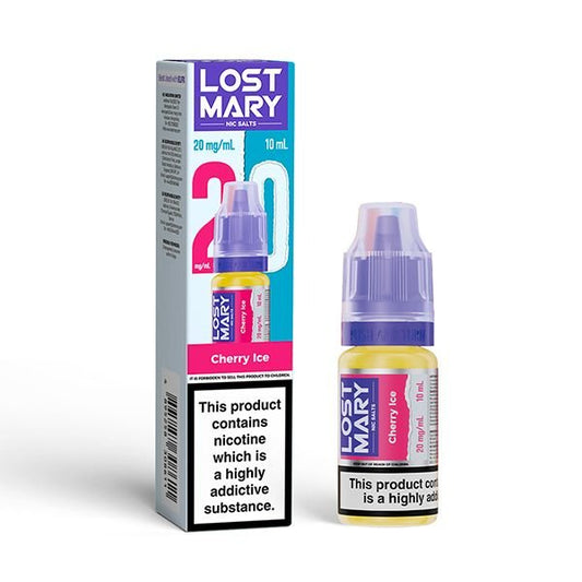 Lost Mary Nic Salt Cherry Ice 10ml E - Liquid - Vape Town