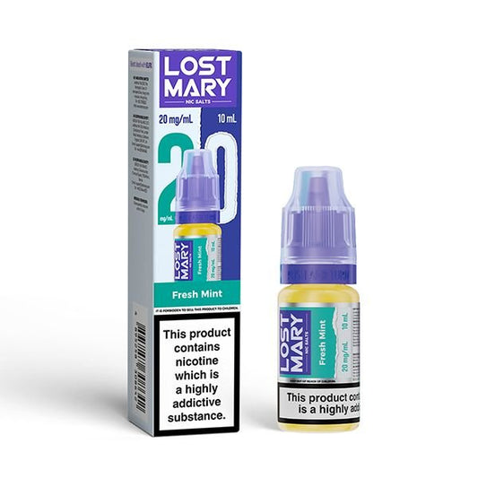 Lost Mary Nic Salt Fresh Mint 10ml E - Liquid - Vape Town