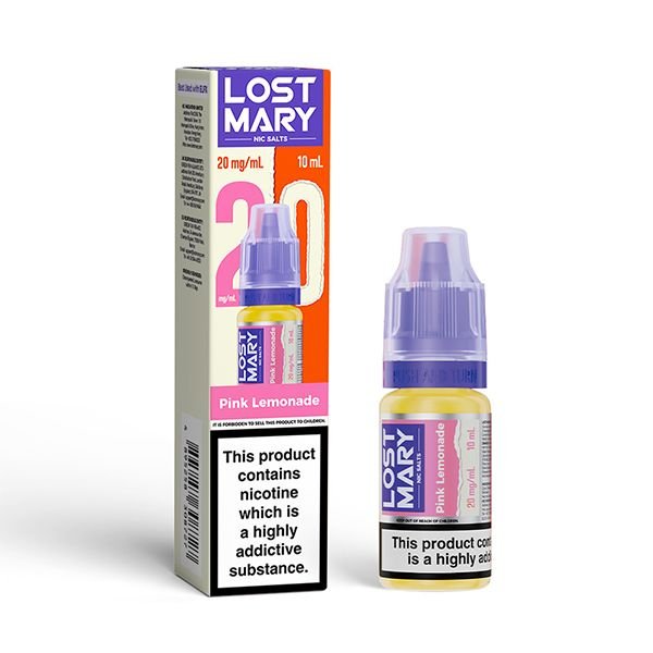 Lost Mary Nic Salt Pink Lemonade 10ml E - Liquid - Vape Town